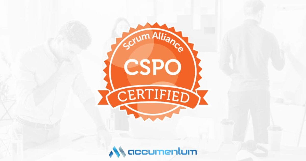 Certified Scrum Product Owner (CSPO) Certification Training Course with Accumentum