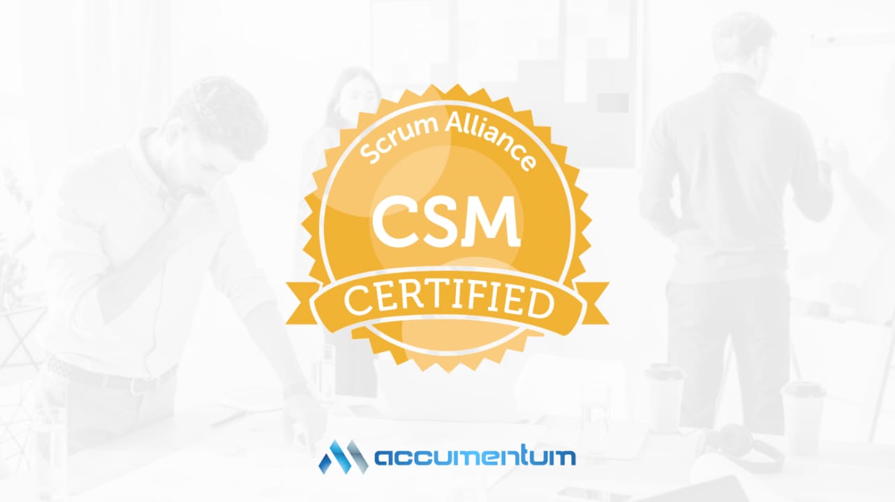 Certified ScrumMaster® (CSM®) Training Course Certification Badge