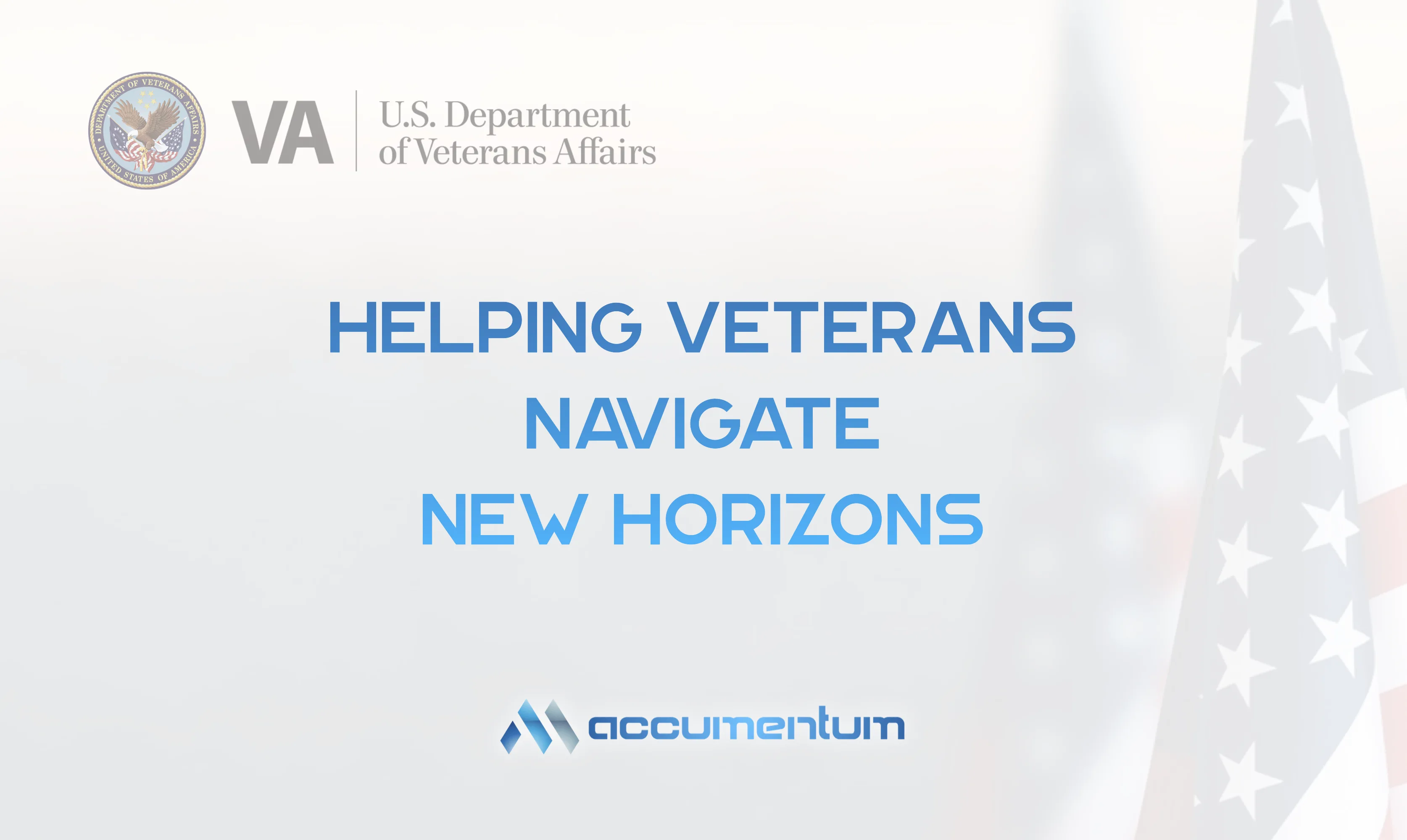 Utilizing Veteran Readiness and Employment Benefits for Career Training with Acc…