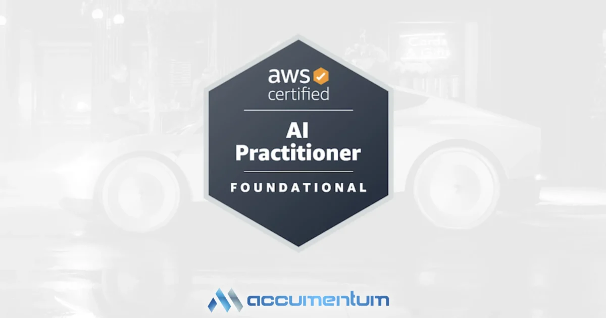 AWS AI Practitioner Certification Training Course with Accumentum