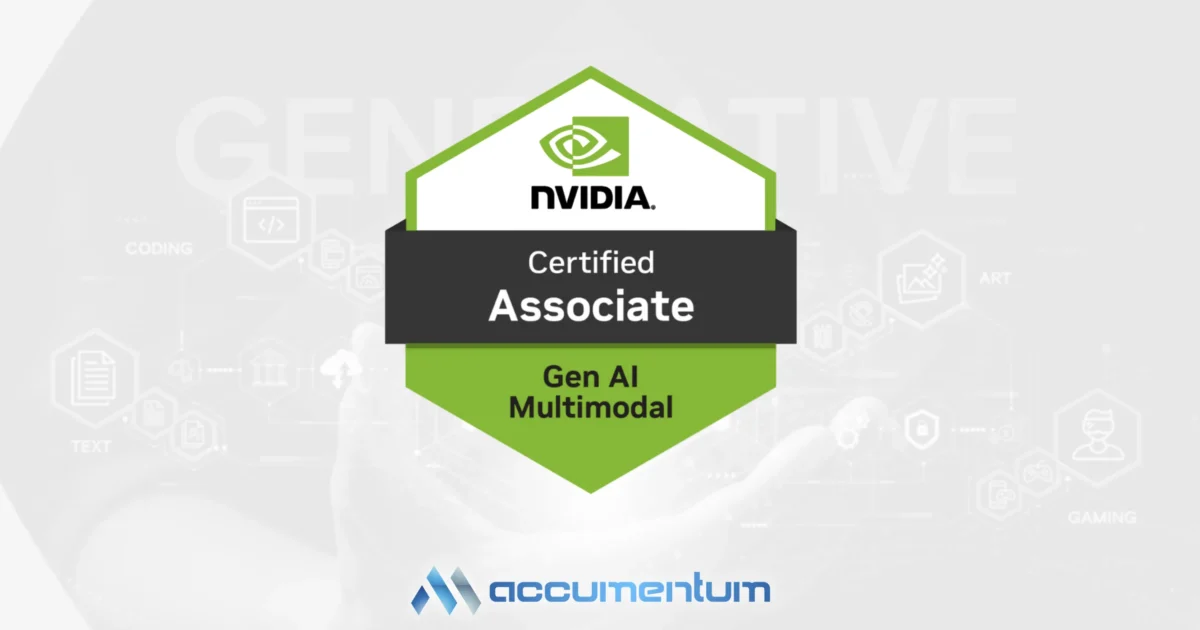 NVIDIA Generative AI Multimodal Certification Training Course with Accumentum