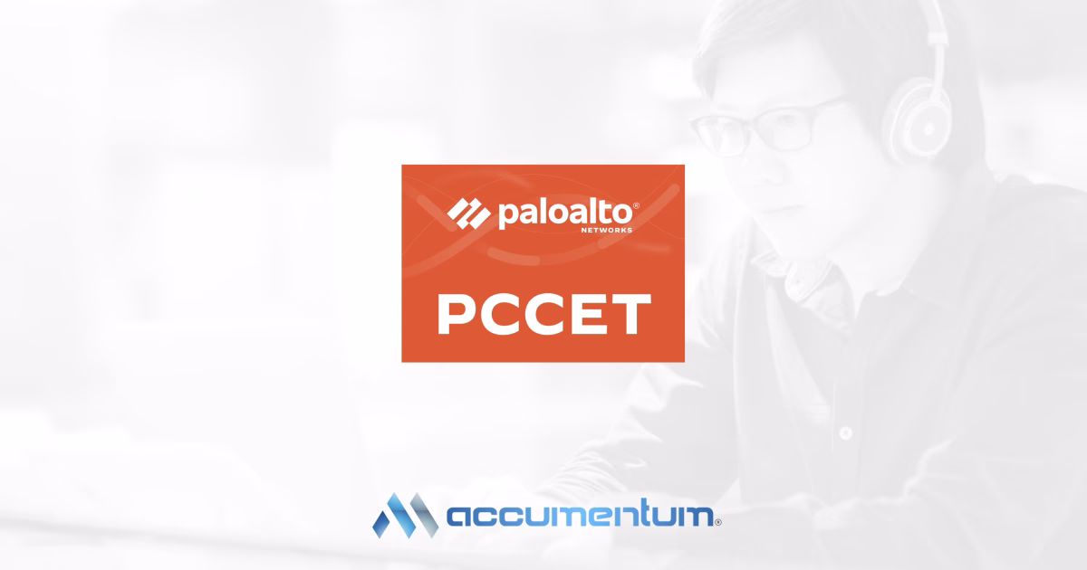 PCCET – Cybersecurity Entry-Level Technician Certification Training Course with Accumentum