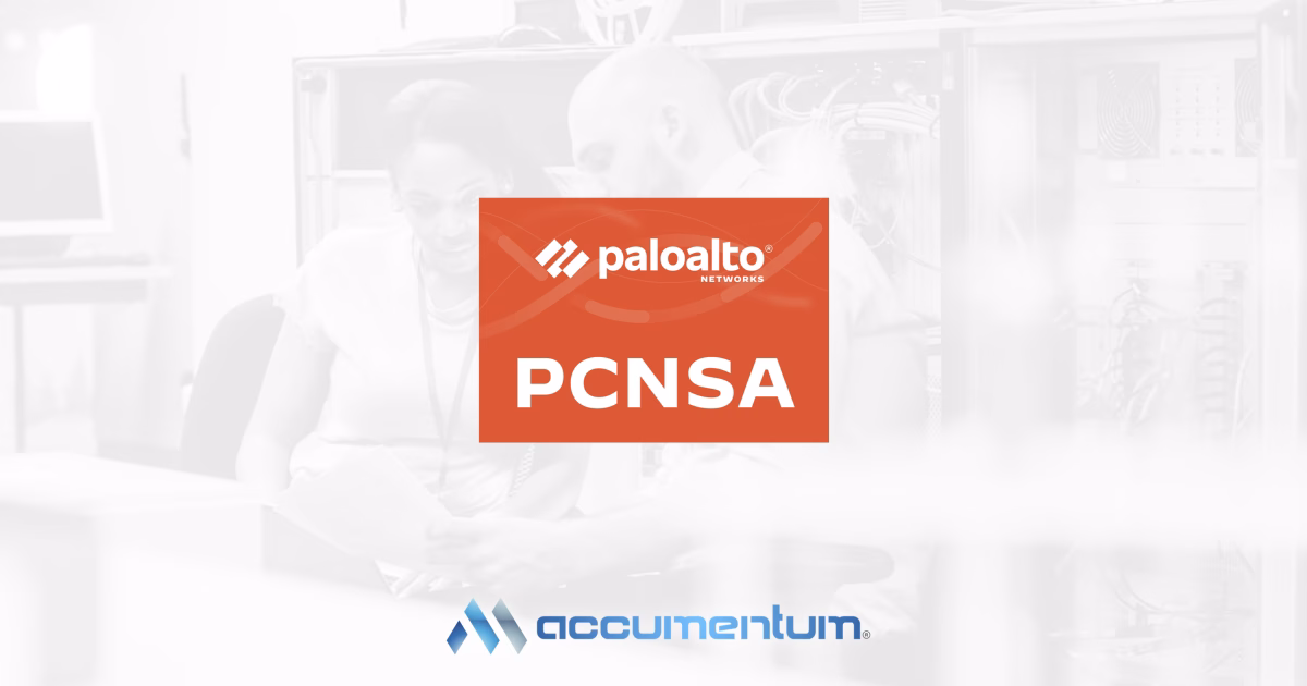 PCNSA – Network Security Administrator Certification Training Course with Accumentum