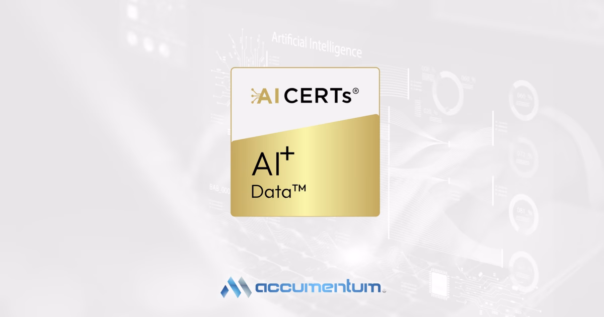 AI+ Data Certification Training Course with Accumentum