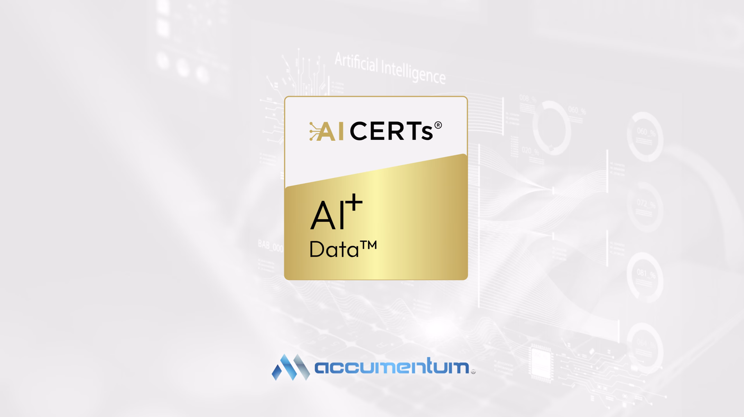AI CERTs AI+ Data Certification Training Course with Accumentum
