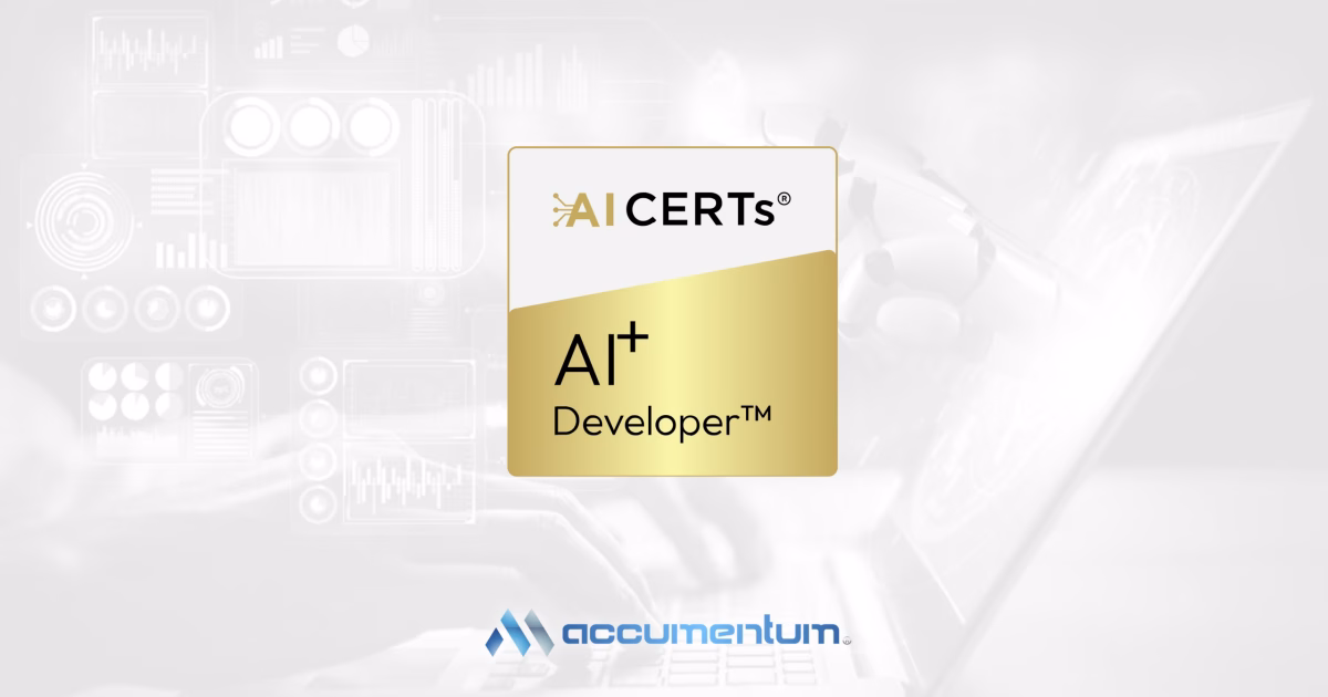 AI+ Developer Certification Training Course with Accumentum