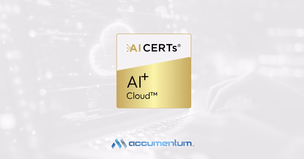 AI+ Cloud Certification Training Course with Accumentum