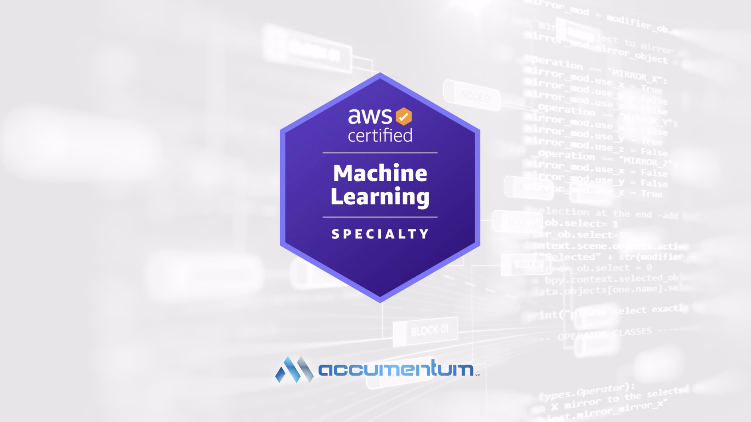 AWS Certified Machine Learning – Specialty Certification Training Course with Accumentum
