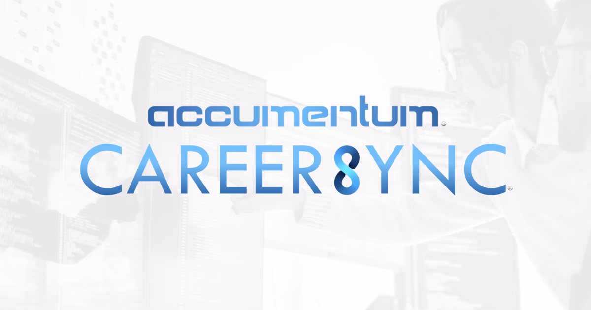 Accumentum CareerSync certification journey