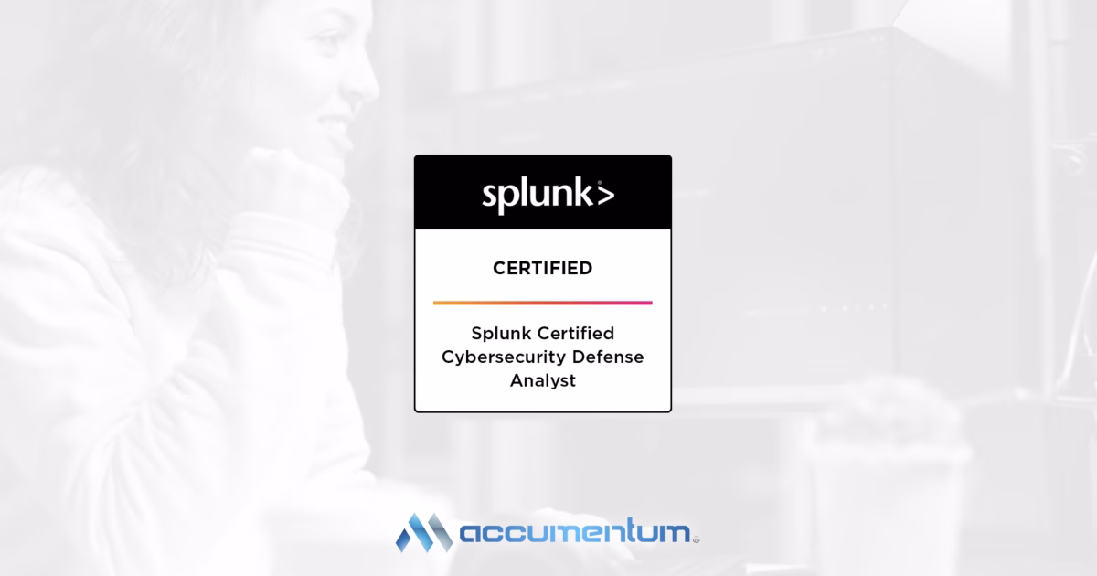 Splunk Cybersecurity Defense Analyst Certification Training Course with Accumentum