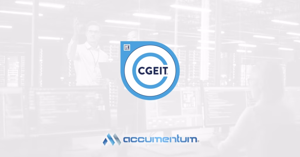 ISACA CGEIT Certified in the Governance of Enterprise IT Certification Training Course with Accumentum
