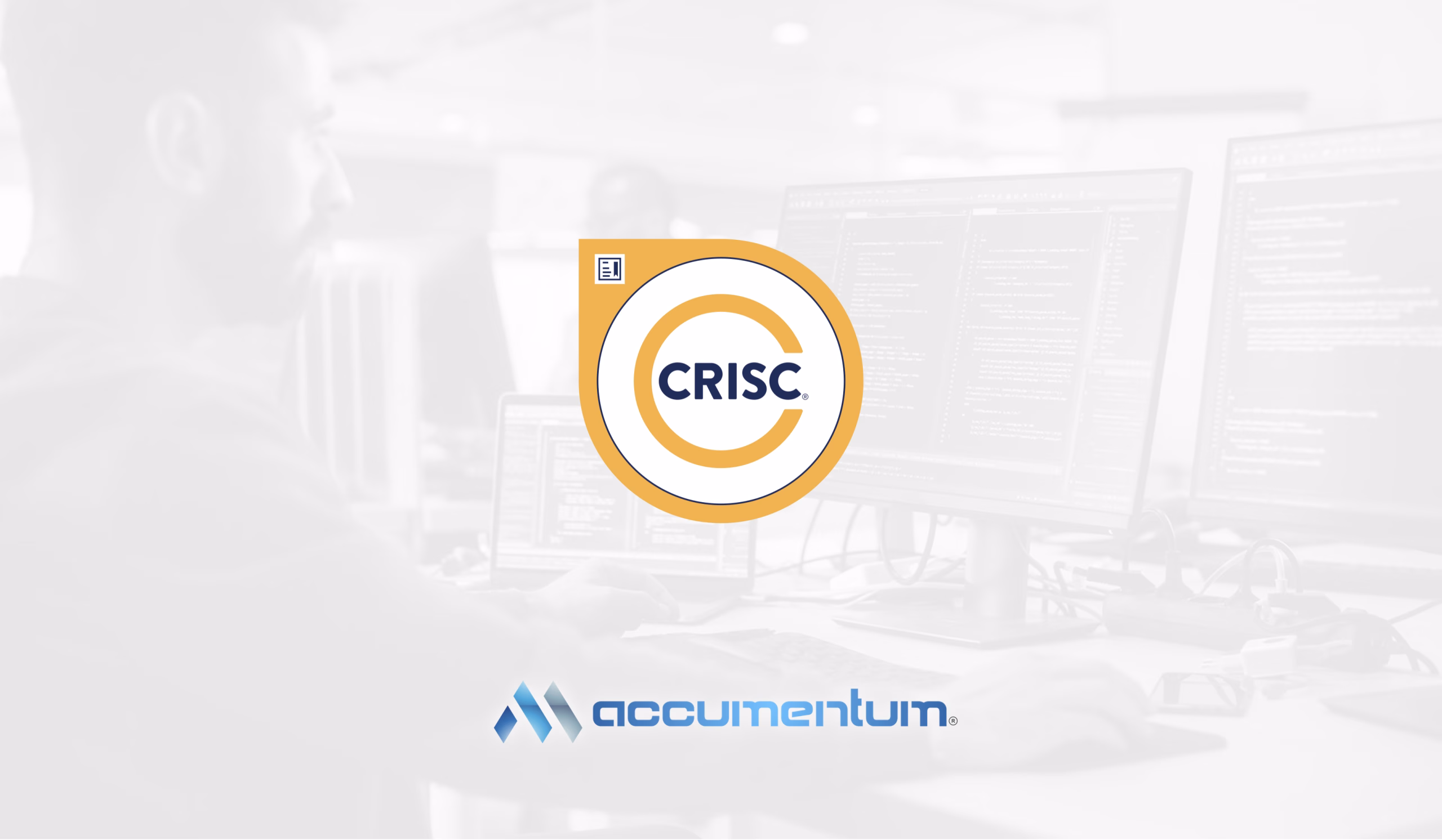 Certified in Risk and Information Systems Control® (CRISC®) Certification Training Course Certification Badge