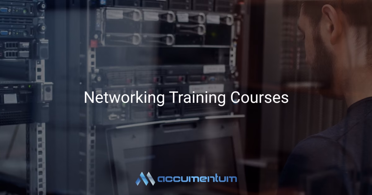 Networking and virtualization training courses with Accumentum