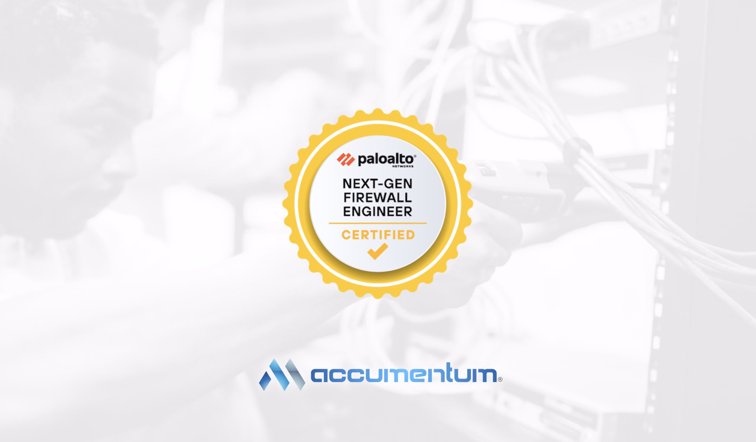 Palo Alto Networks Certified Next-Generation Firewall Engineer NGFW Certification Training Course with Accumentum