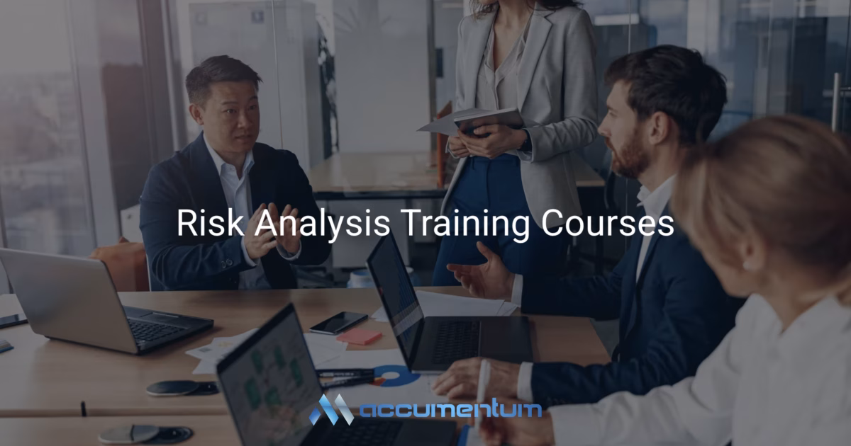 Risk analysis training courses with Accumentum