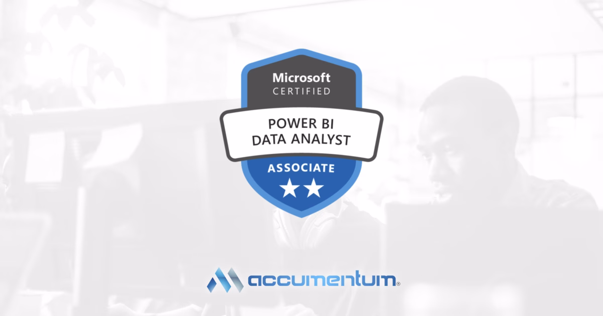 Microsoft Certified Power BI Data Analyst PL-300 Certification Training Course with Accumentum