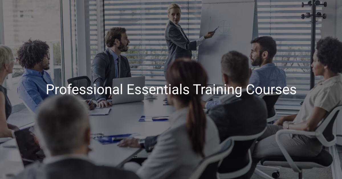 Professional essentials training courses with Accumentum