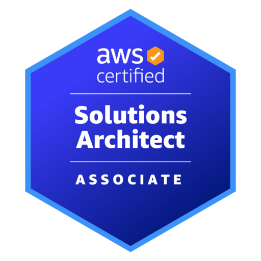 AWS Certified Solutions Architect Associate Certification Badge