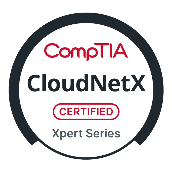 CompTIA CloudNetX Certification Badge