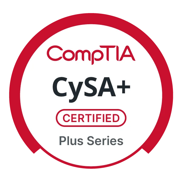 CompTIA CySA+ Certification Badge