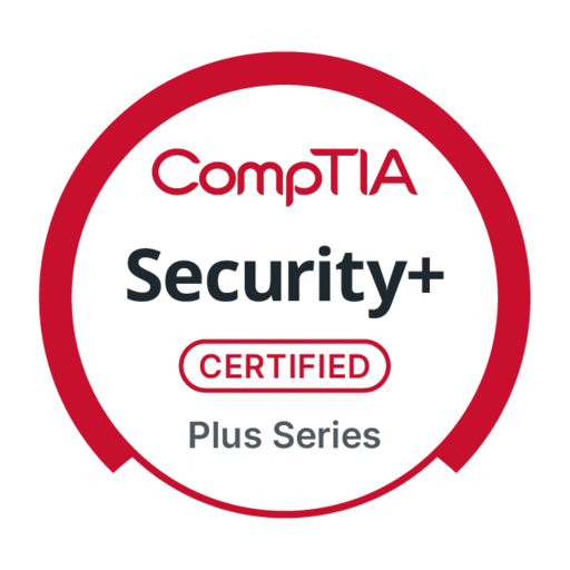 CompTIA Security+ Certification Badge