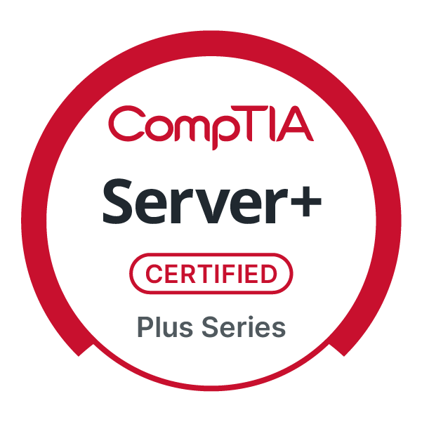 CompTIA Server+ Certification Badge