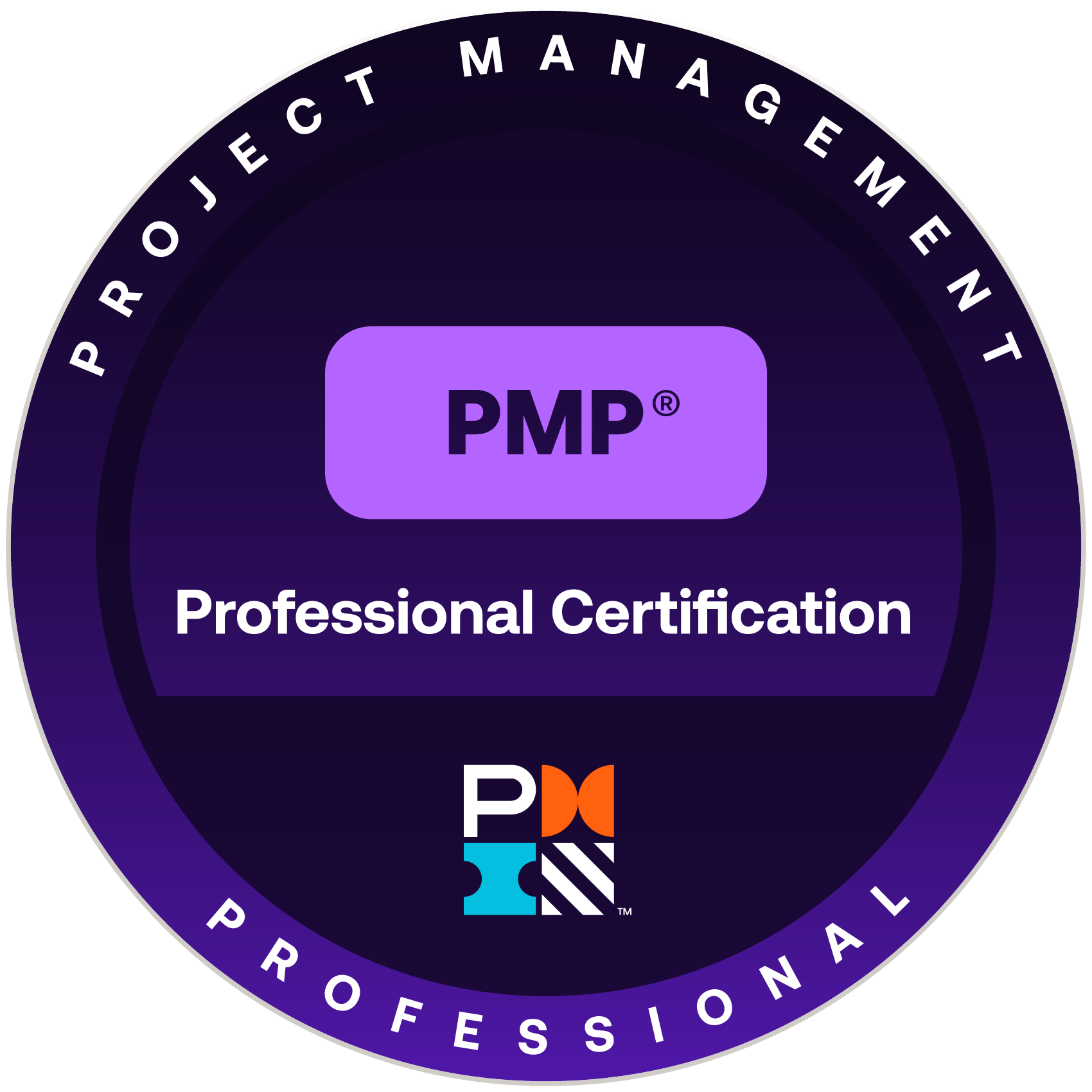 Project Management Professional PMP Certification Badge