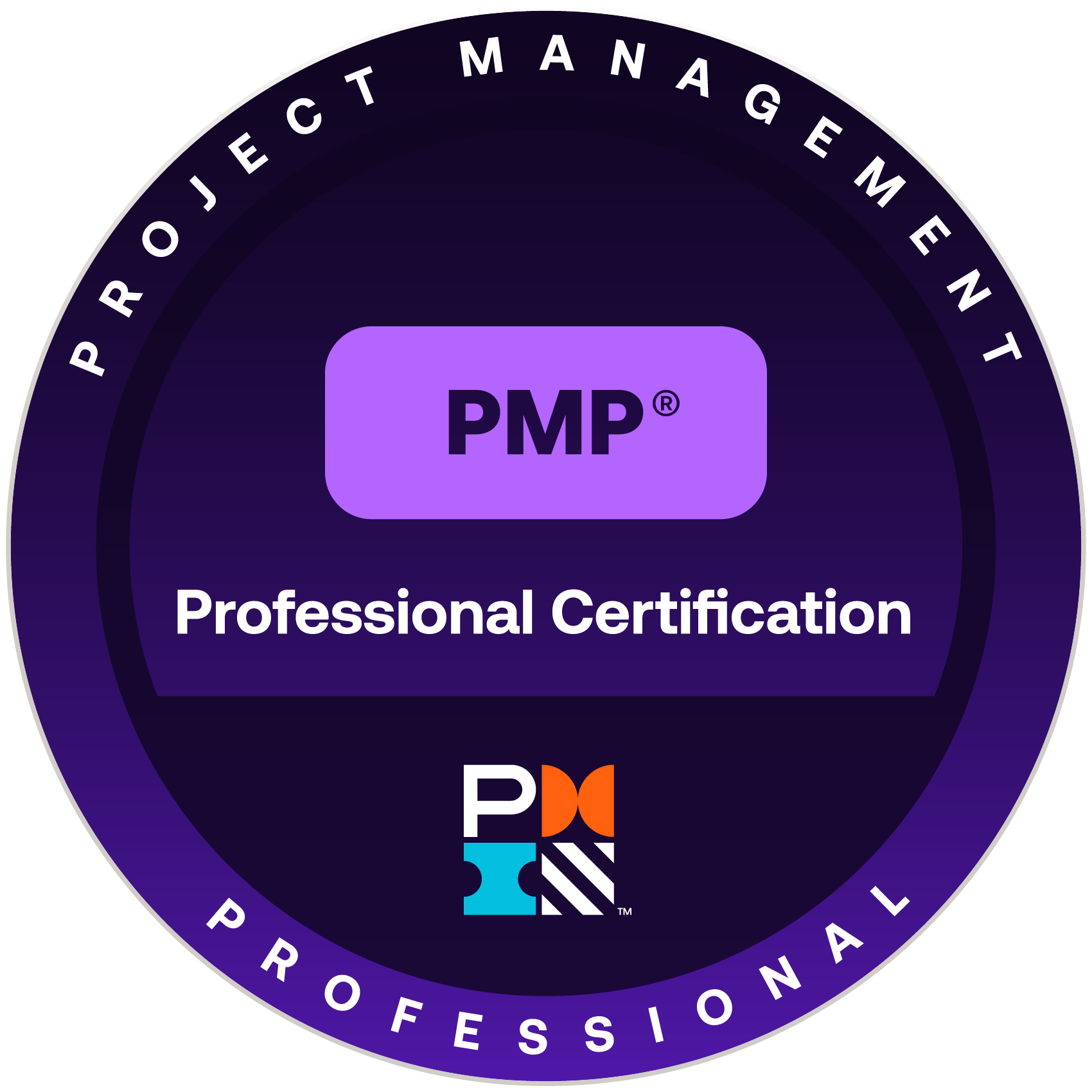 Project Management Professional PMP Certification Badge