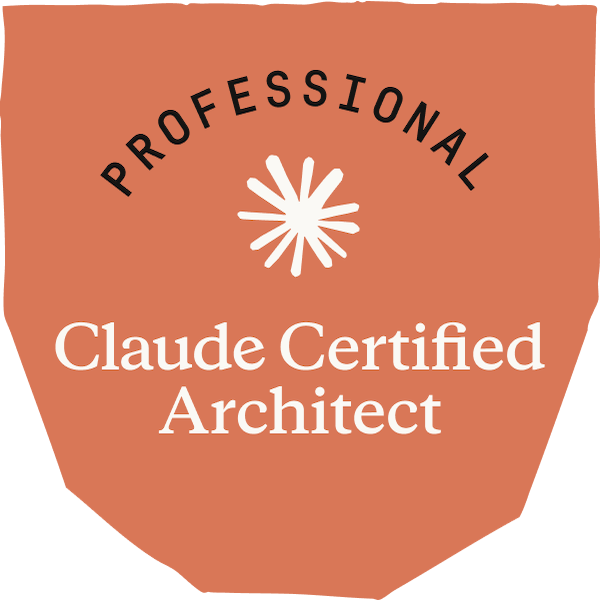 Claude Certified Architect Professional Certification Badge