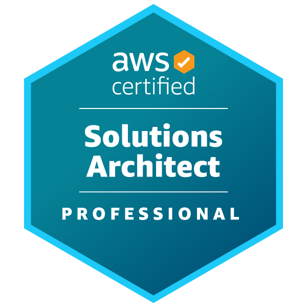AWS Certified Solutions Architect Professional Certification Badge