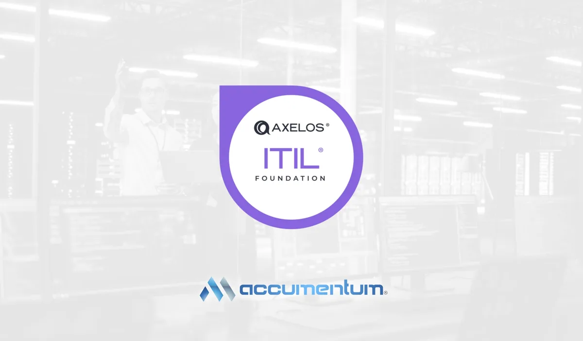 ITIL 4 Foundation Certification Training Course with Accumentum