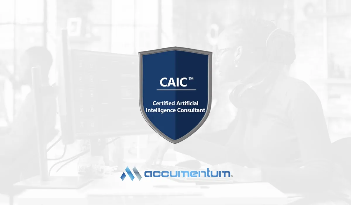 USAII Certified Artificial Intelligence Consultant CAIC Certification Training Course with Accumentum