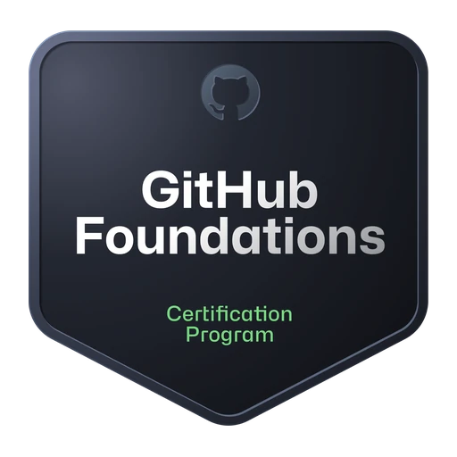 GitHub Foundations Certification Badge