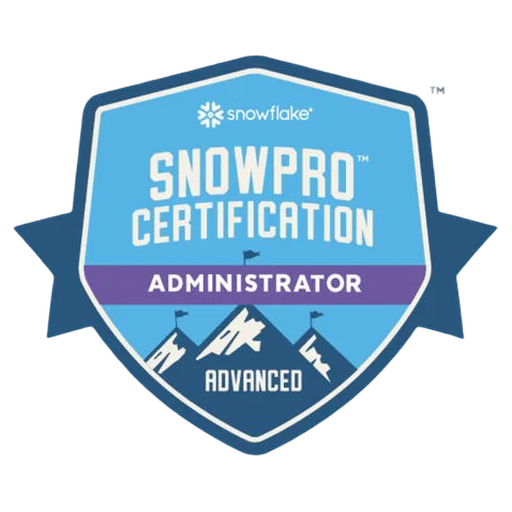 SnowPro Advanced: Administrator certification badge