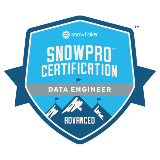 SnowPro Advanced: Data Engineer certification badge