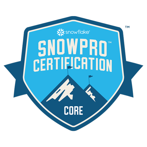 SnowPro Core certification badge