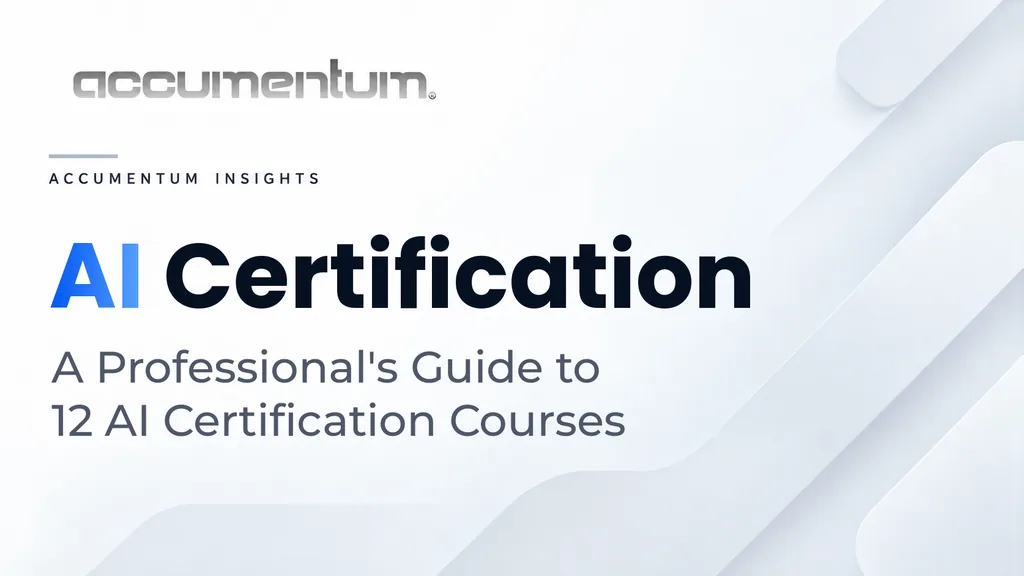 A Professional's Guide to AI Certification Training
