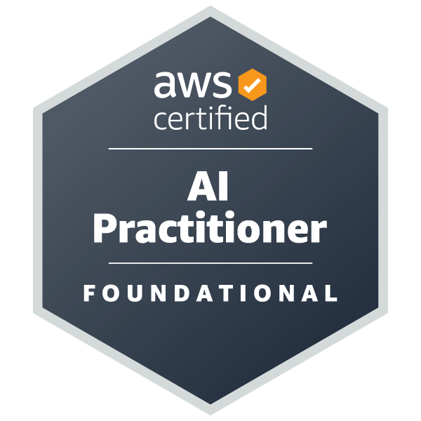 AWS Certified AI Practitioner Foundational certification badge