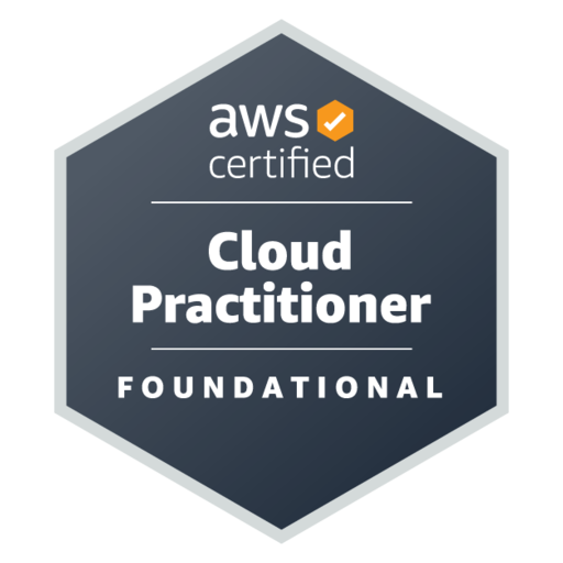 AWS Certified Cloud Practitioner Foundational Certification Badge