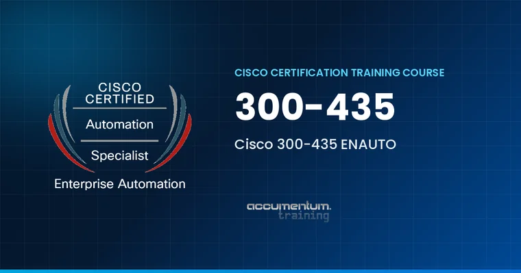 Cisco ENAUTO course card