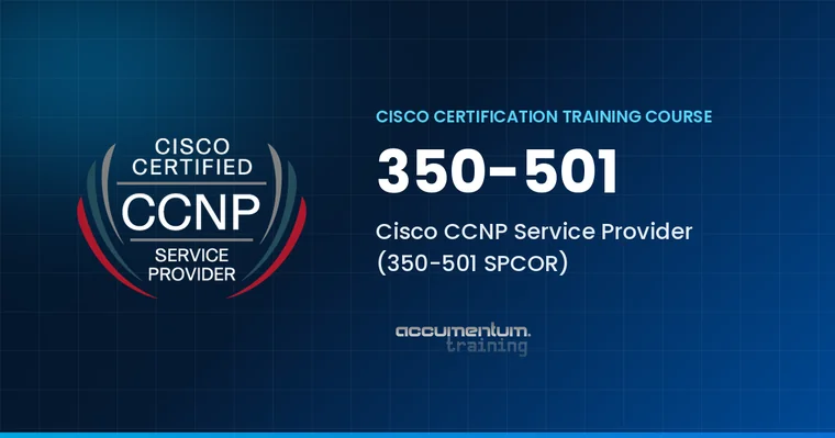 Cisco CCNP Service Provider SPCOR course card
