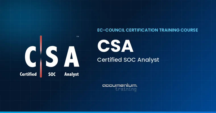 EC-Council Certified SOC Analyst Certification Training Course with Accumentum