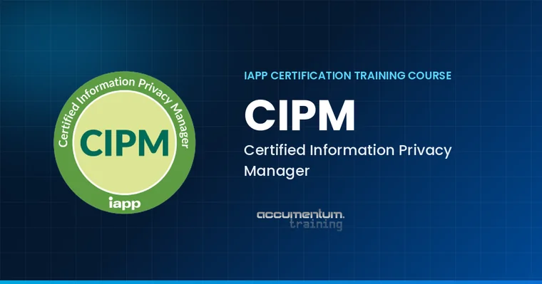 IAPP CIPM Certified Information Privacy Manager course card