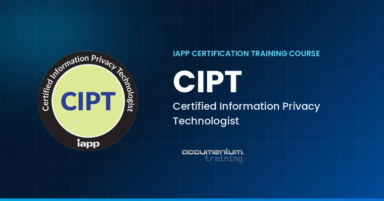IAPP CIPT Certified Information Privacy Technologist course card