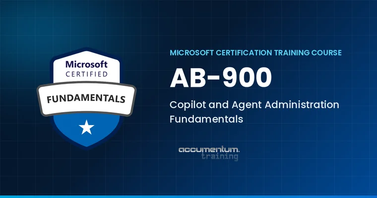 Copilot and Agent Administration Fundamentals (AB-900) course card