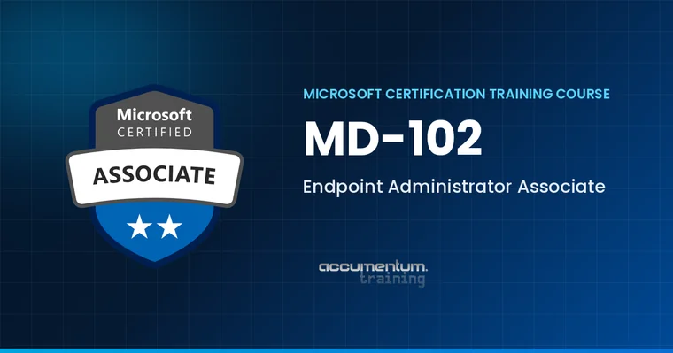 Endpoint Administrator Associate (MD-102) course card