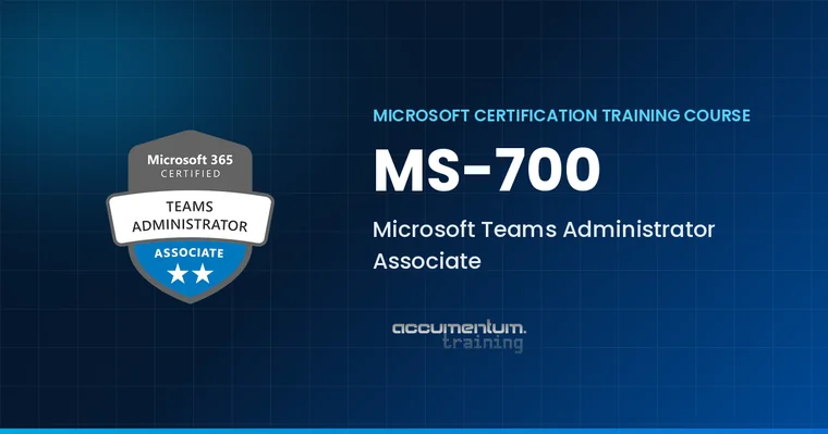 Teams Administrator Associate (MS-700) course card