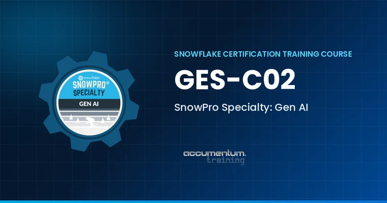 SnowPro Specialty: Gen AI course card