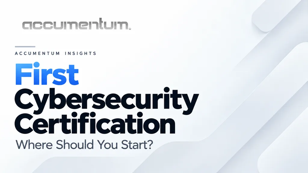 What Should Your First Cybersecurity Certification Be?