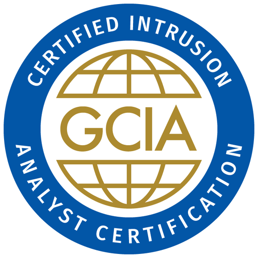 GIAC Certified Intrusion Analyst (GCIA) badge